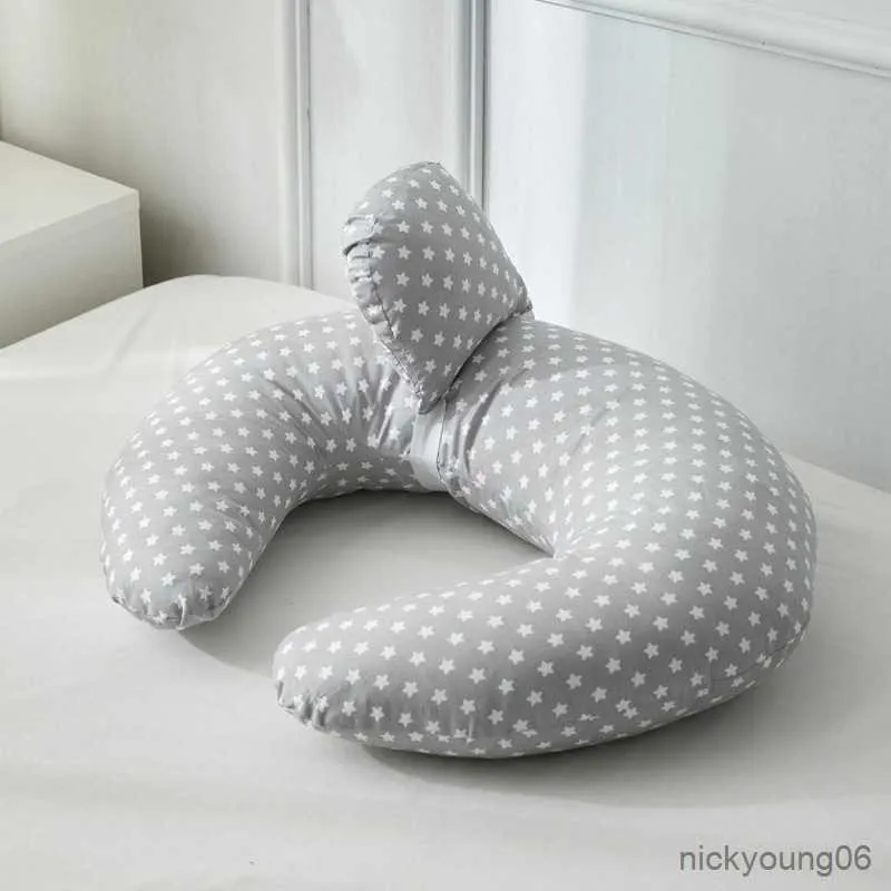 Maternity Pillows Multifunction Baby Nursing Pillow Pure Cotton Breastfeeding Simple Star Pattern U-Shaped Newborn Feeding