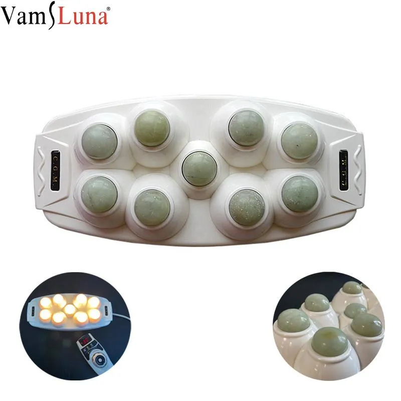 Relaxation Natural Jade Heat Therapy Massager Physical Therapeutic Device For Body Ten Massage Point Relaxation and Muscle Stimulator