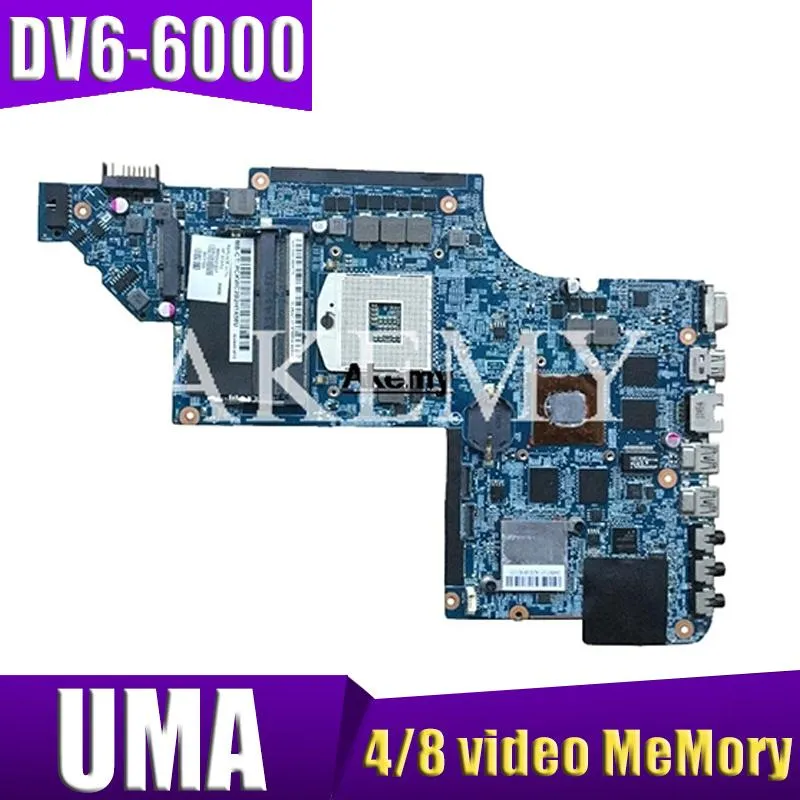 Scheda madre per HP Pavilion Dv6t DV66000 Serie di schede Mainboard 641485001 665345001 665342601 Laptop Mother Board