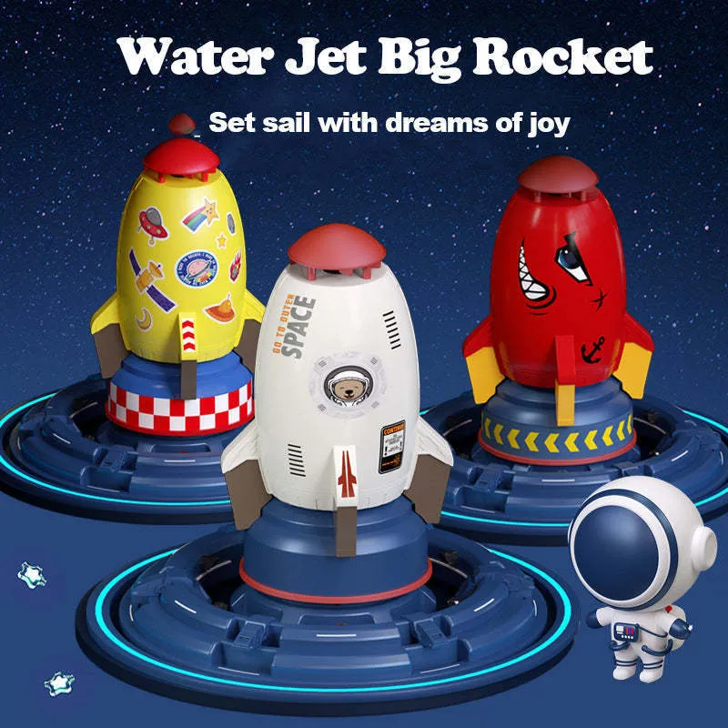 Kit de fusée à eau pour les enfants Lance-roquettes jouets