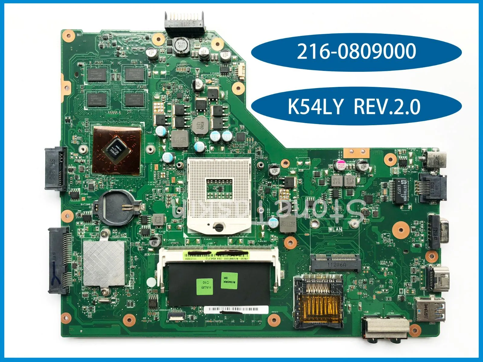 Płyta główna Wysoka jakość oryginalna najlepsza wartość dla ASUS x54H K54HR x54H K54ly Laptop płyta główna 2160809000 DDR3 HM65 45 dni 100% testowane