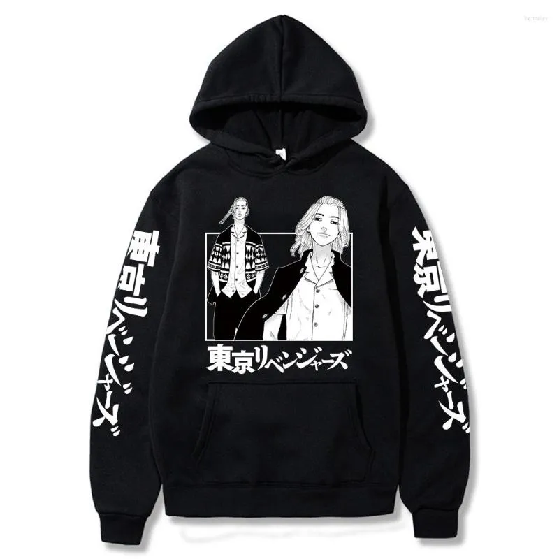 Men's Hoodies Mikey And Draken Tokyo Revengers Anime Sweatshirts Women Harajuku Ken Ryuuguuji /Sano Manjirou Cool Graphics Pullovers