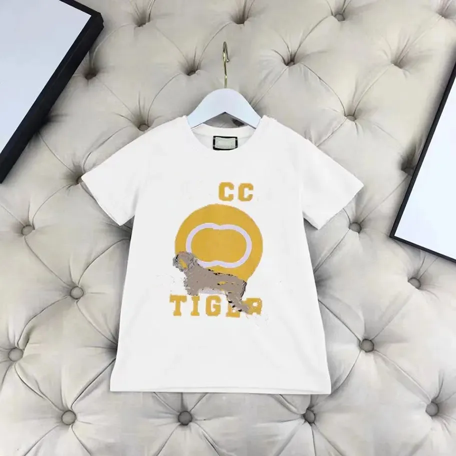 Designer Baby Kinder T-Shirts Kleidung Jungen Mädchen Sommer Luxusmarke T-Shirts Kinder T-Shirts Kid Designer Top T-Shirts Klassische Kleidung mit Buchstabendruck dhgate 001