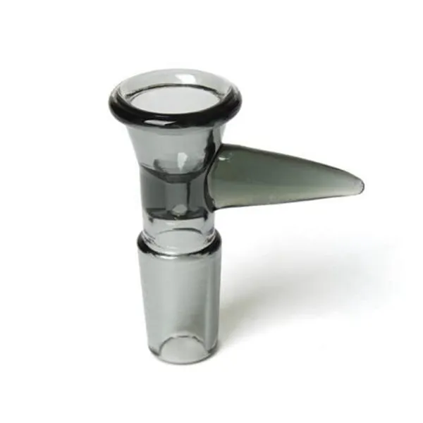 Vidro EUA Colorido Handle Fumar 14MM 18MM Masculino Herb Tabaco Filtro Tigela Plataformas de Petróleo Portátil Substituível Bubbler Cachimbo de Água Bong DownStem Cigarette Holder DHL