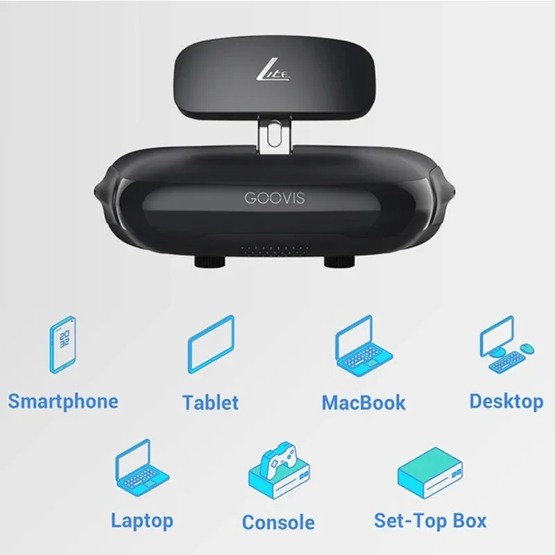 GOOVIS LITE VR Headset With D3 Aimbot Controller, 3D Theater