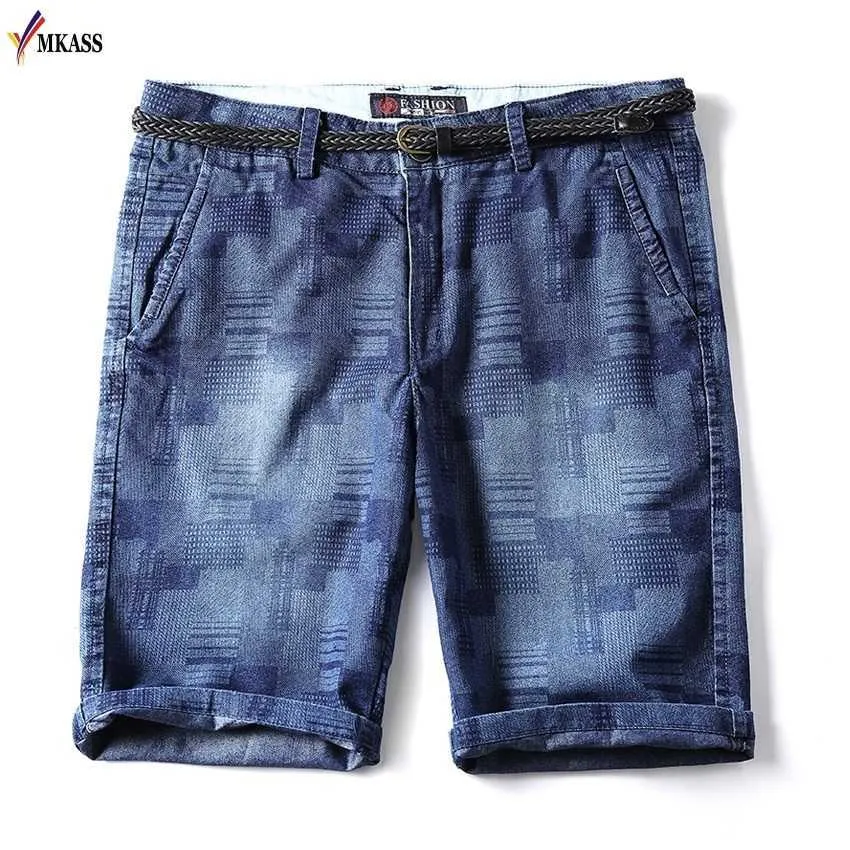 2018 New Brand Denim Shorts Mens Patchwork Short Jeans Men Casual Cotton High Quality Youth Knee Length Classic Shorts Male