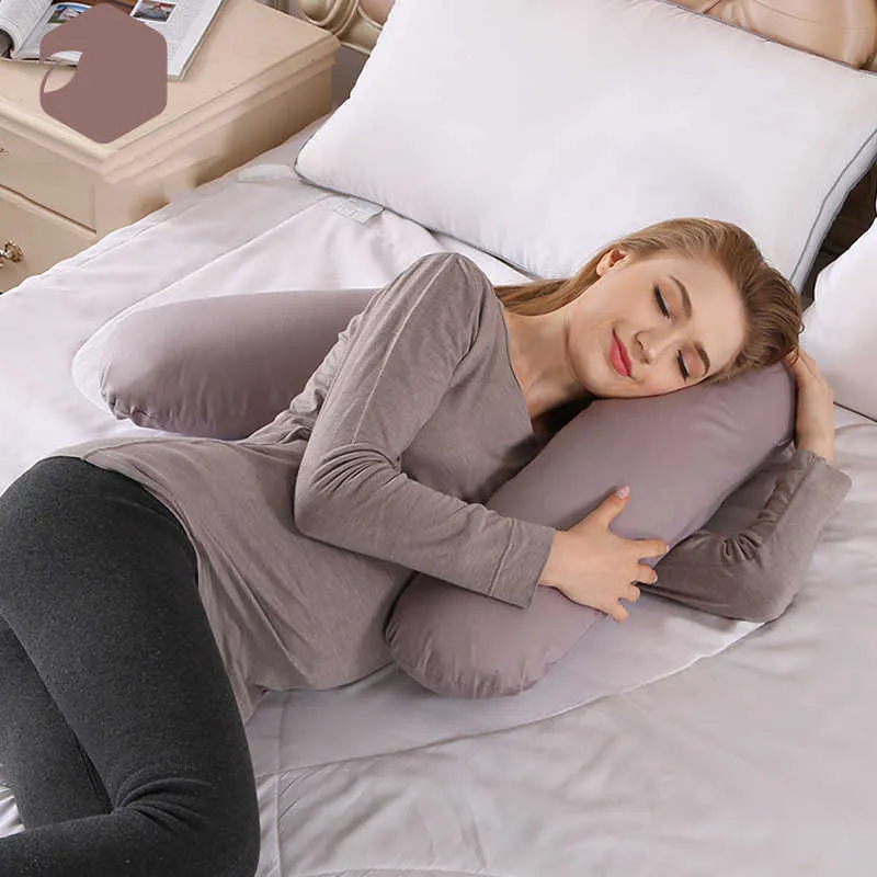 Cuscino per gravidanza per dormiente laterale, doppio cuneo