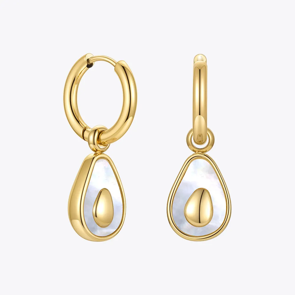 dangle chandelier enfashion avocado drop drop earrings for women gold color hurthearingsファッションジュエリーギフトステンレス鋼コルチキE211314 230602