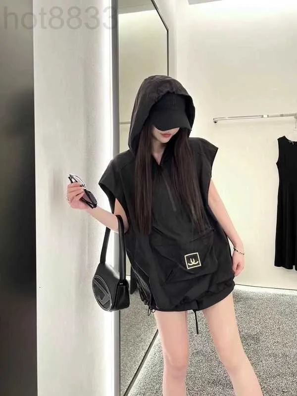 Survêtements pour femmes concepteur 2023 été nouveau ensemble décontracté à capuche gilet Shorts coréen drame mode souffle rue sport PYYE