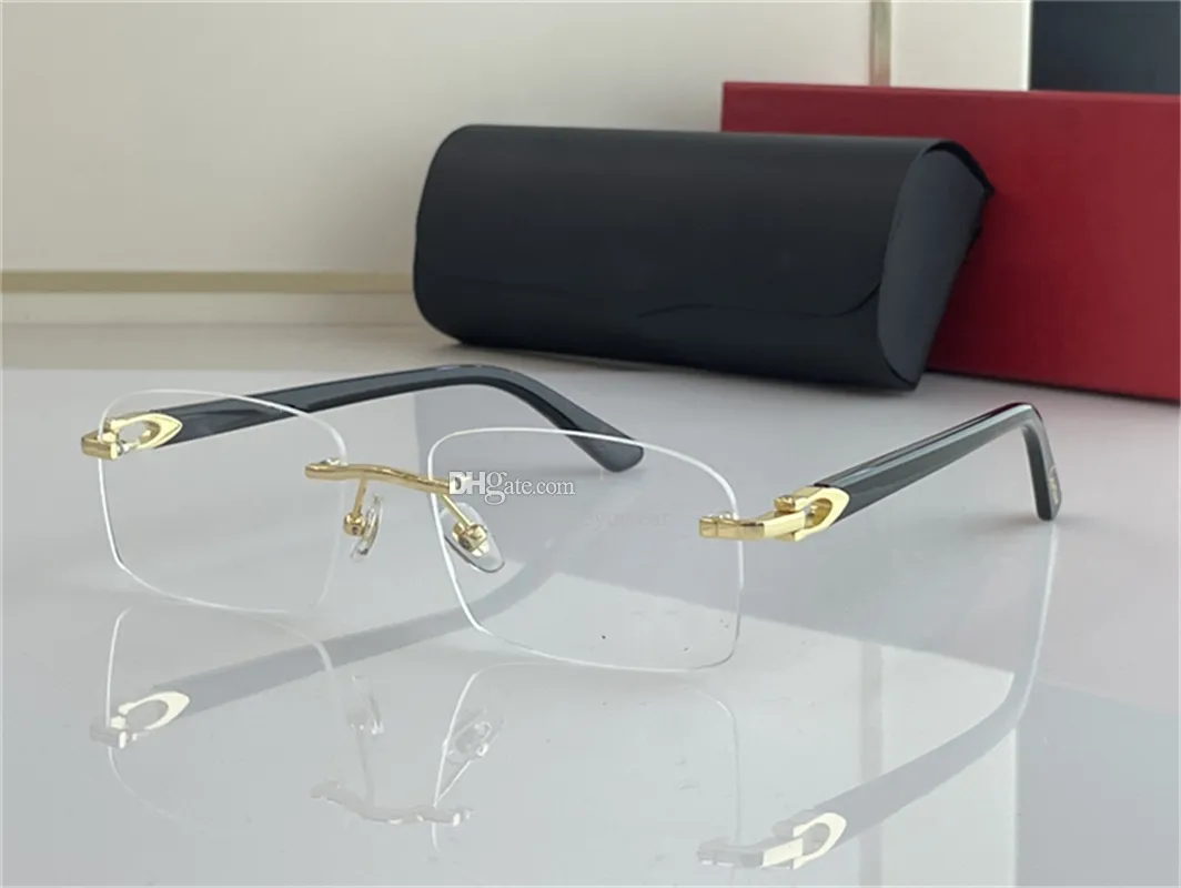 Save Big on Bulk Rimless Square Frame Sunglasses Square Frameless Glasses:  Retro Sunglasses For Men Women Customizable Prescription Eyewear With