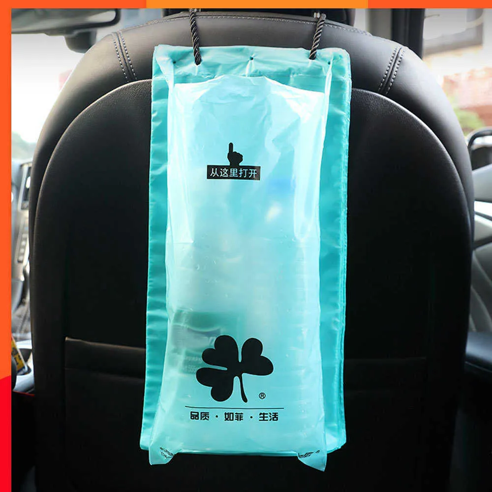 Nouveau 50 pièces voiture biodégradable jetable auto-adhésif poubelle porte-ordures sac de rangement pour Auto véhicule bureau cuisine