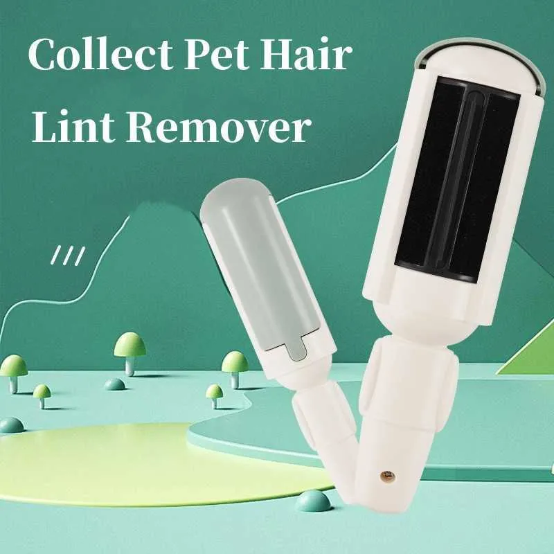 Lint Rollers Brushes Pet Hair Remover SelfCleaning Lint Pet Hair Remover For Cats Dogs Pet Supplies Sofa Bed Carpet Wool Clothes Cleaning Tool Z0601