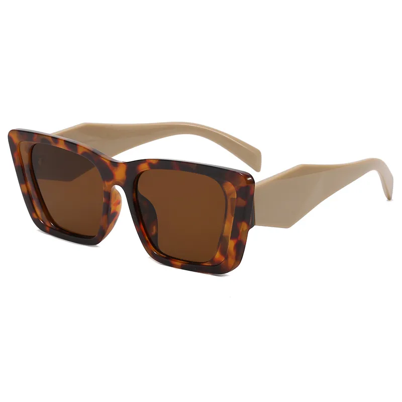 Retro Cat Eye Polarized Sunglasses - Designer Square Sun  display picture 1