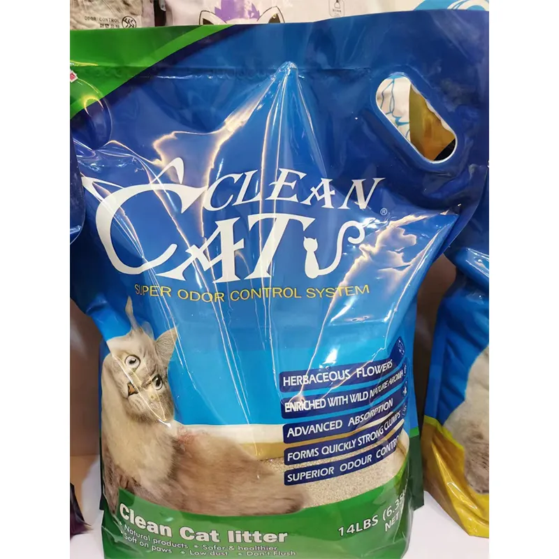 Lettiera per gatti Rimozione degli odori deodoranti senza polvere gatto domestico necessità quotidiane snack testa Lettiera per gatti in bentonite