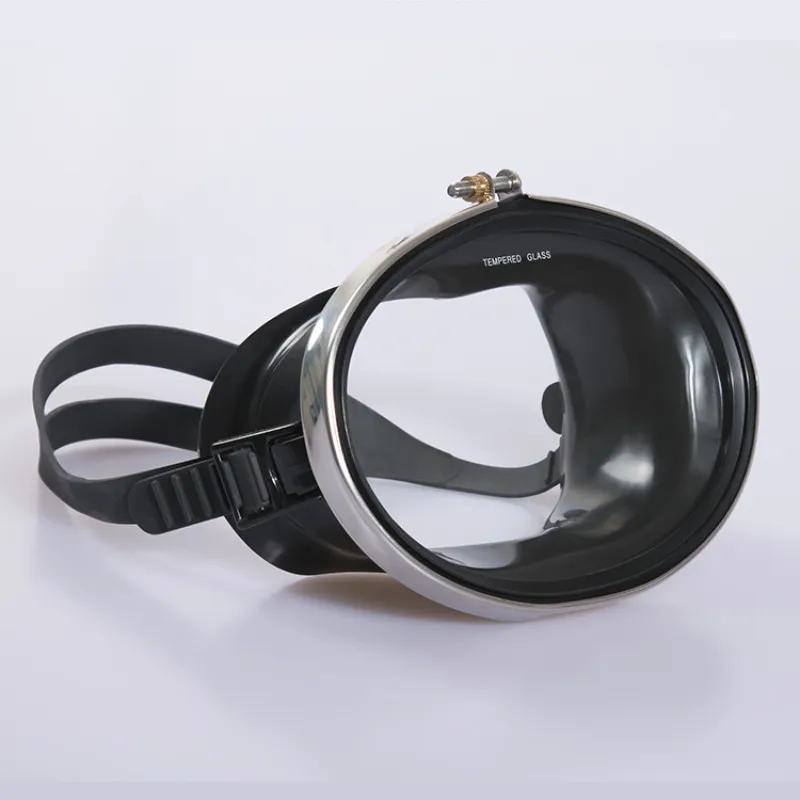 Duikmaskers Verstelbaar waterdicht Duikmaskers Uitrusting Duikmasker Gehard glas Enkele lens Brillen Visser Zwembril 230601