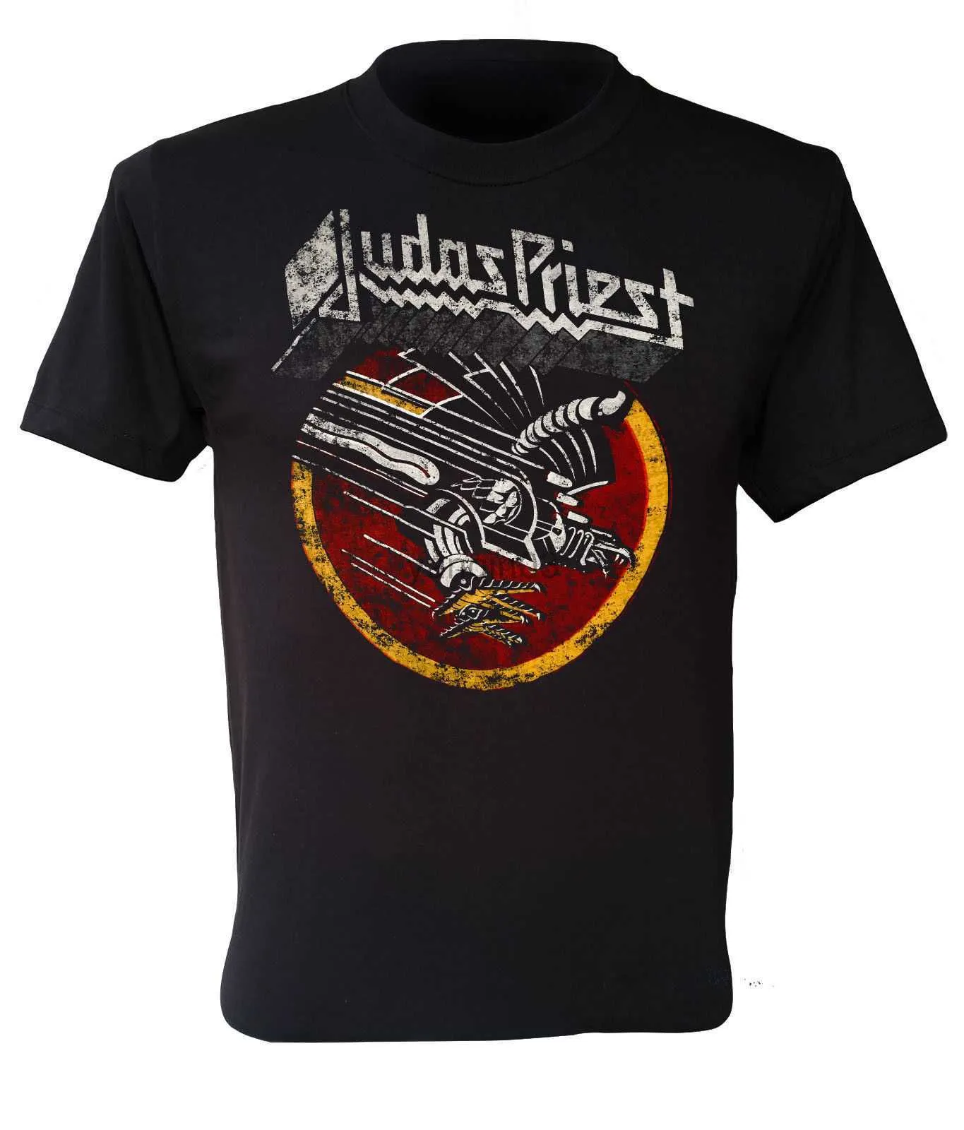 Camisetas Masculinas Judas Priest T-Shirt Sing For Vengeance Uk Heavy Metal Band Preto S a 3Xl Estampado Camiseta Masculina Manga Curta Engraçada J230602