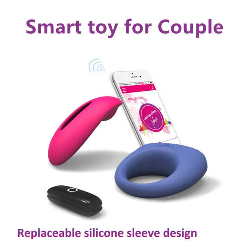 Sex Toy Massager Magic Motion App Smart Ring Vibratore Toy Bluetooth Control Bullets Candy Dante Set Vagina Clitoris Penis Delay Cock Sleeve