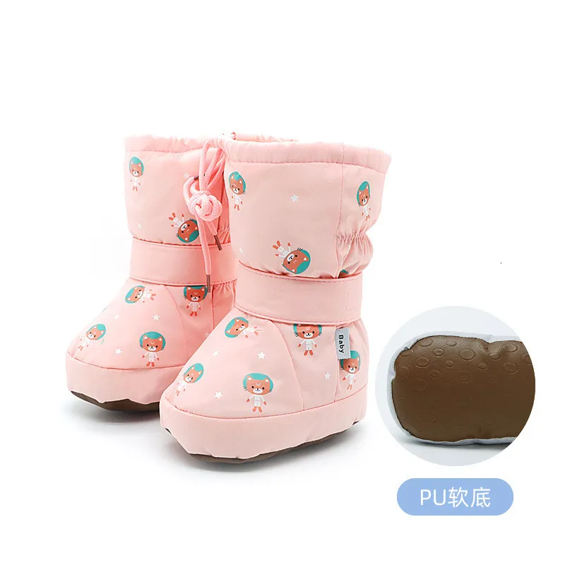 Erste Wanderer für einjähriges Winter-Baby, hohe Schneeschuhe, warm, wasserdicht, kältebeständig, Kleinkinderstiefel, Babyschuhe, erste Wanderer für kalte Gebiete, 230601