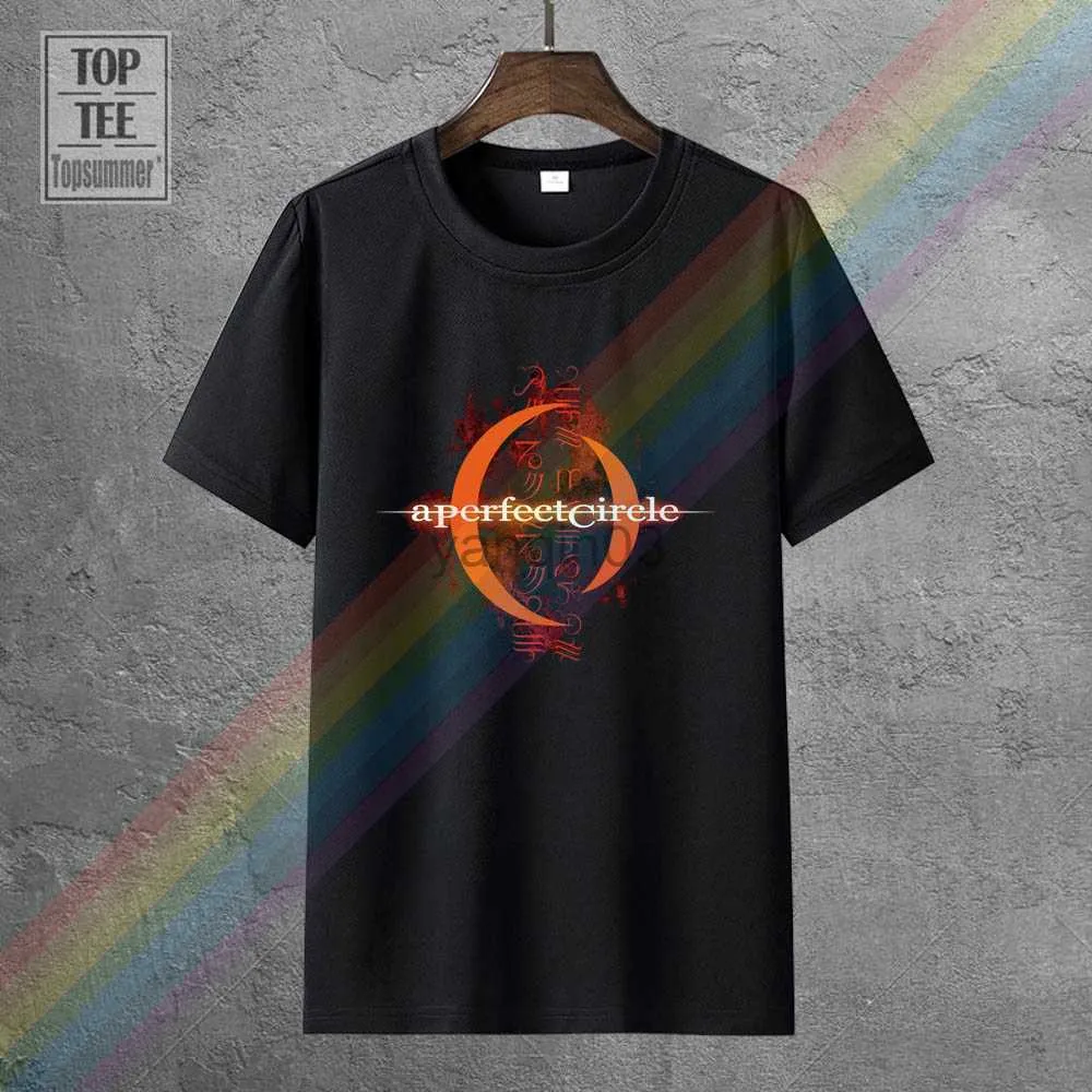 Camisetas Masculinas New A Perfect Circle Rock Band Camiseta Preta Masculina Tamanho S 3Xl Camiseta Masculina Venda Barata 100% Algodão J230602