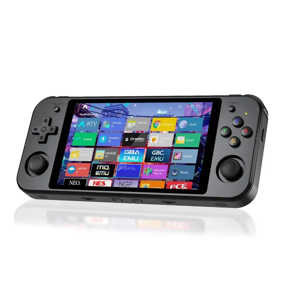 ANBERNIC RG552 Handheld Game Console Android + Linux Systeem High Speed EMMC 5.1 en 16G Ingebouwde 6400 mAh Batterij met 5.36in Touch Screen