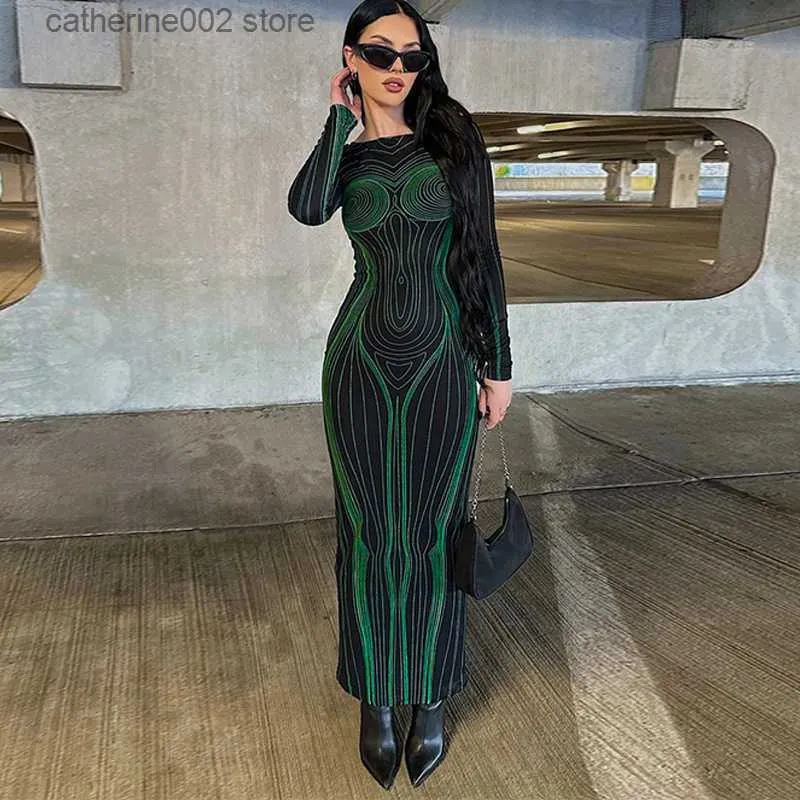 knee length dresses for ladies Tie Dye Maxi Dress | Everyday Dresses main image 0