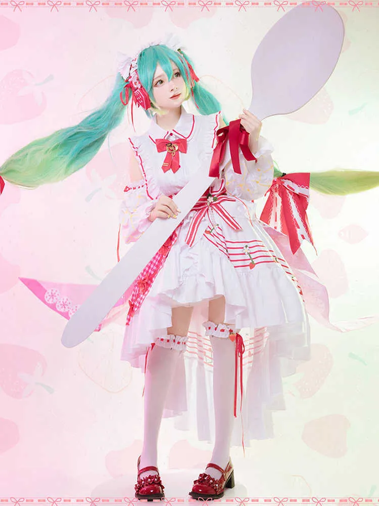 Anime Cosplay Kostuum Roze Prinses Lolita Jurk Voor Dames Halloween Party Mouwloze Polyeter 2024 Jubileum Van 85 63 DHgate