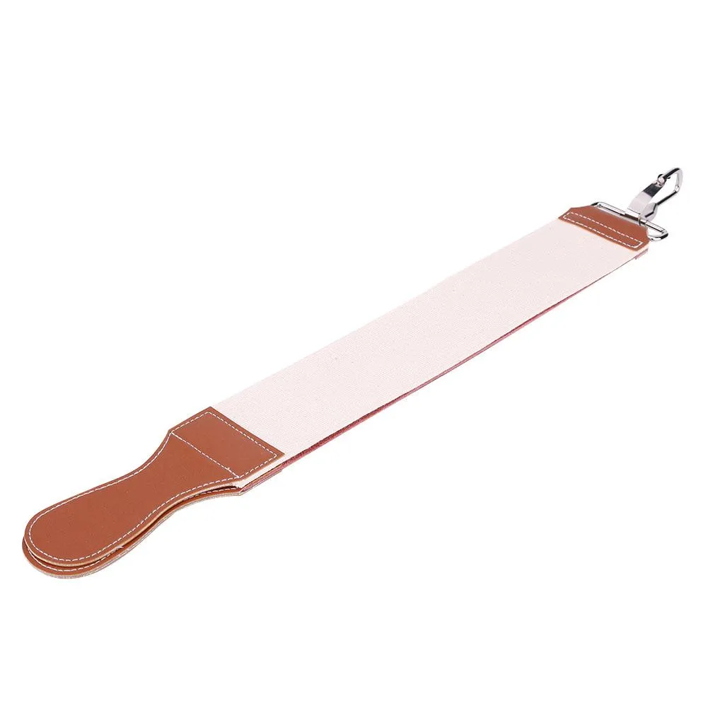 Lama da uomo professionale per affilare i rasoi Rasoio manuale Doppio strato Strop Coltello Cintura per lucidare Vela in pelle Pulire il panno Cintura per affilare