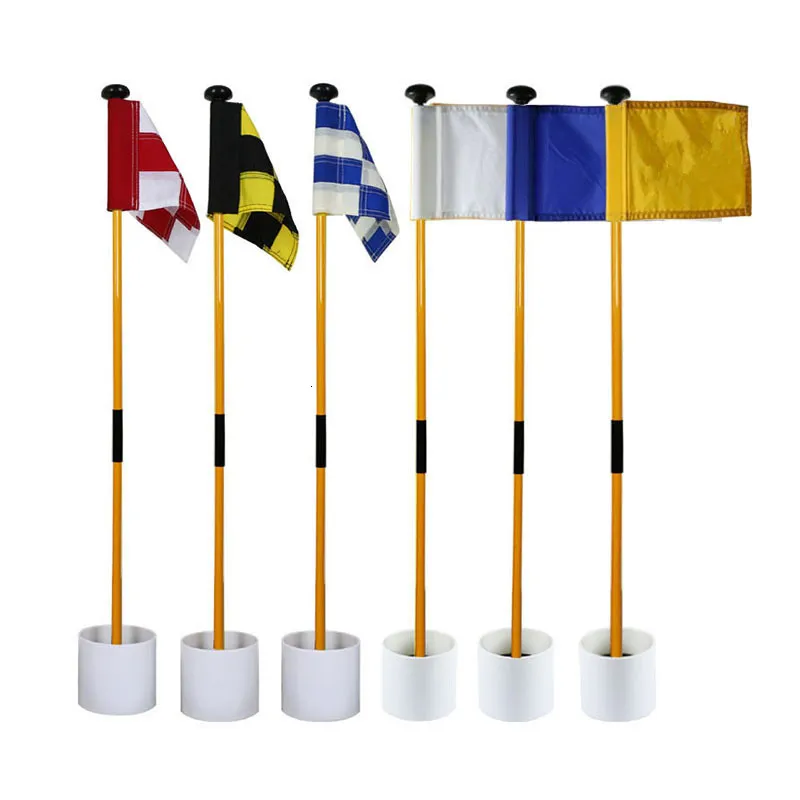 s 81CM Backyard Practice Golf Hole Pole Cup Flag Stick Putting Green Flagstick and Flagpole 230602