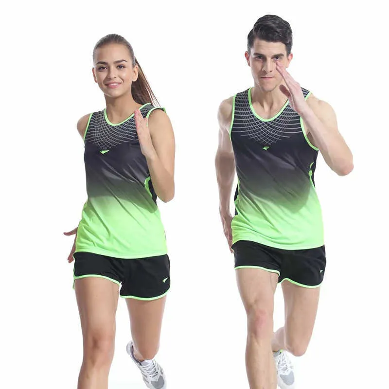 Men's Tracksuits Track and field sportswear Running suit Shorts and Vest Running Sets Marathon Clothes couple fitness training suit homme J230601