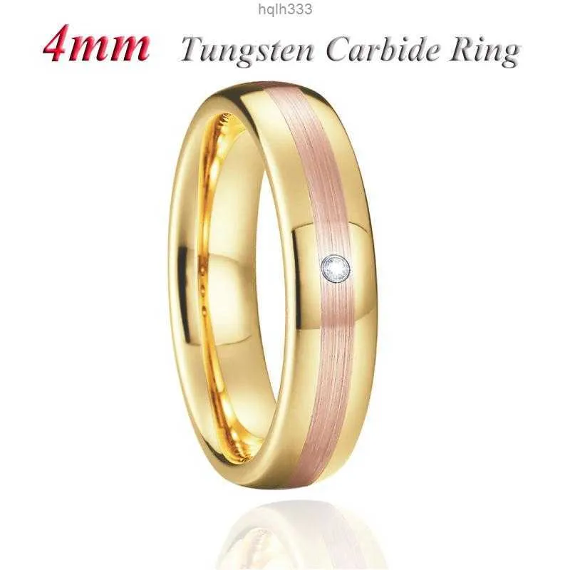 結婚指輪男性と女性のためのシンプルなプレーンブラックトゥングステン