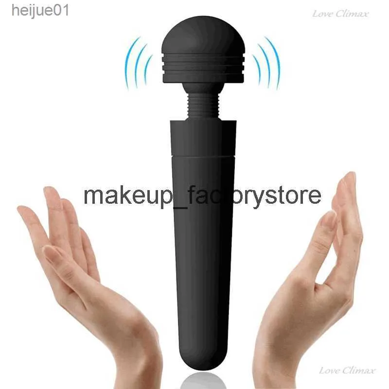 Massage Leistungsstarker Dildo Vibrator AV Zauberstab G-Punkt Massagegerät Sexspielzeug Weibliche Masturbation Paar Klitorisstimulator Erwachsene Produkte 18 L230518