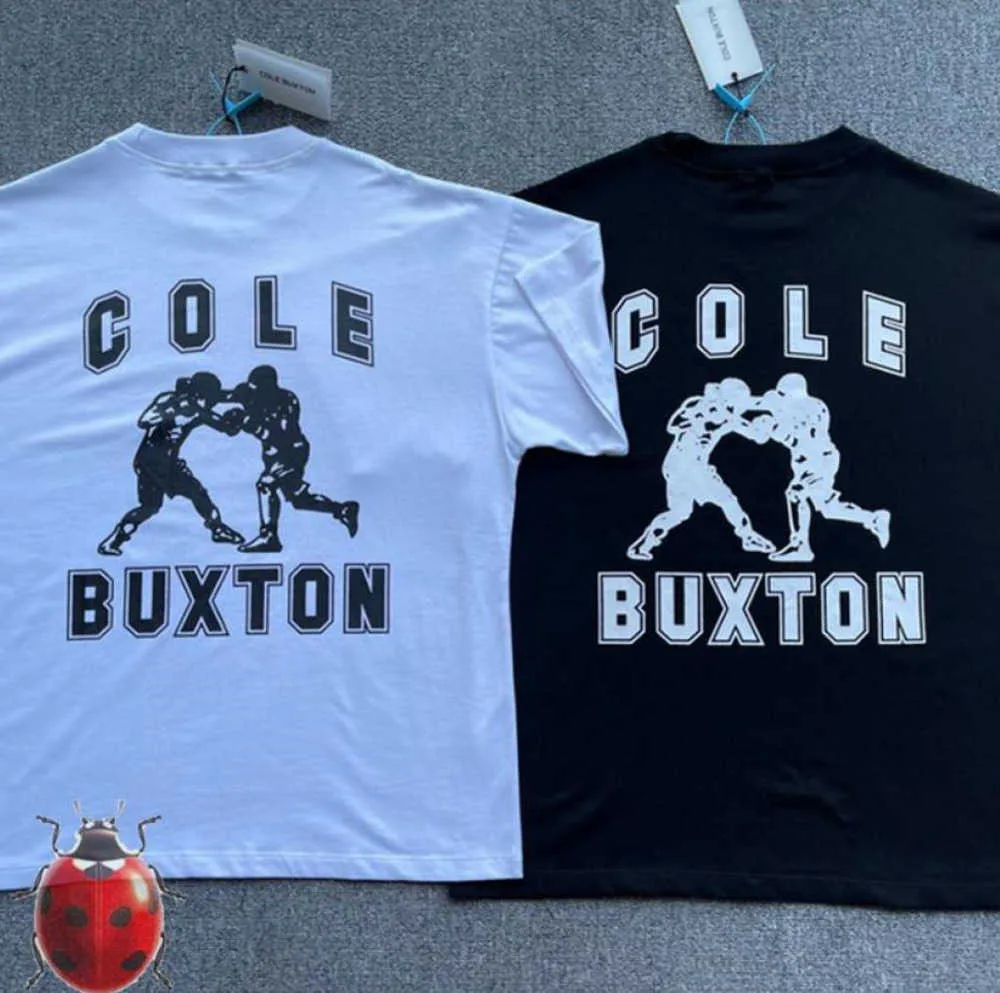 Men039s TShirts Est Arrrival Boxe Imprimer Cole Buxton Streetwear Hommes Femmes Coton Tshirt Hommes Loose design444FF