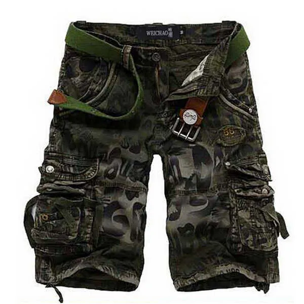Free shipping New 2015 Men shorts Superior quality camo cargo military camouflage Shorts casual cotton shorts