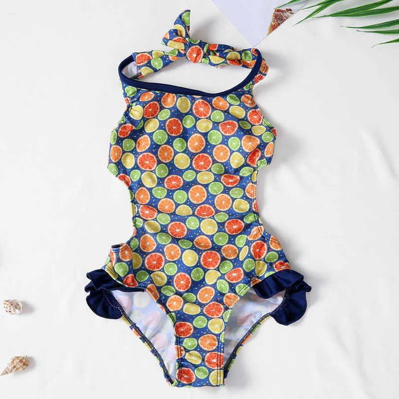 Nowy 2019 2-6Y dziewczęta „One Piece Children's Swimodear Beach Suit-SW708 P230602