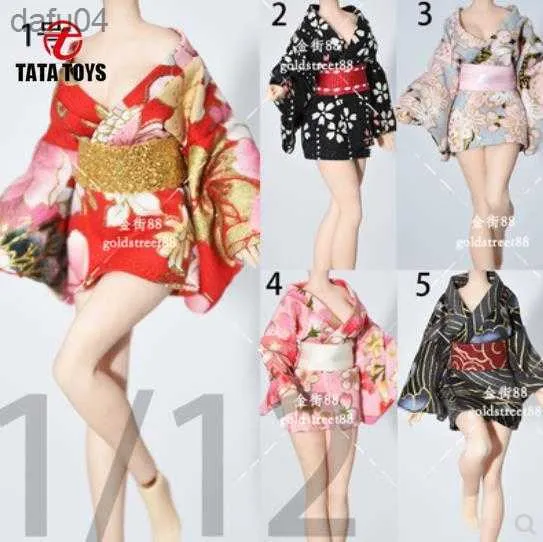 1/12 Scale Female Clothes Sexy Kimono Fit 6 Inches Action PHMB2018