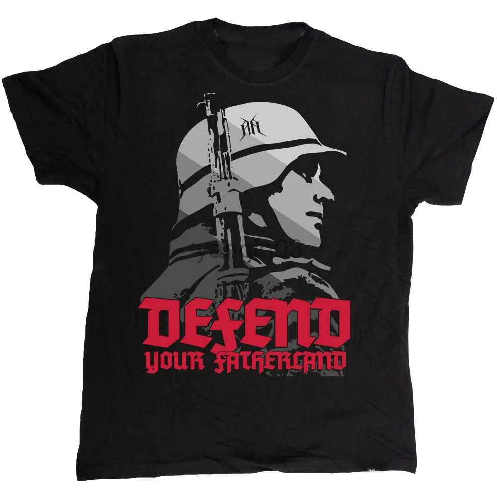 Camisetas de hombre Wehrmacht Defiende tu patria Camiseta. Camiseta de verano de algodón de manga corta con cuello redondo para hombre nueva S-3XL J230602