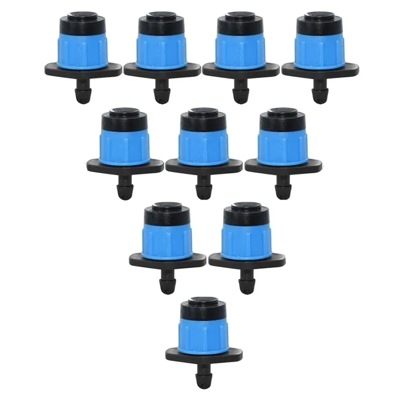 Attrezzature per l'irrigazione 100PCS Irrigatori a dispersione regolabili Spruzzatura a 360 gradi Dripper per irrigazione Giardino domestico Strumento per irrigazione agricola 230601