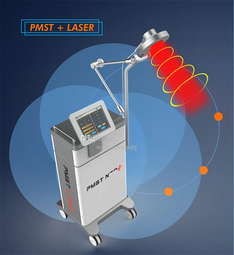 Magnetiska läkningsarmband pemf fysio magneto emtt reparera skelettmuskler kronisk smärta plus laserfysioterapi