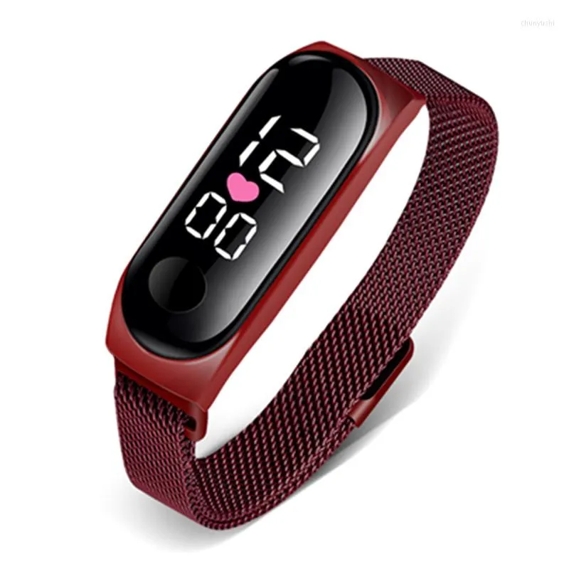 Digital rectangular best sale watch