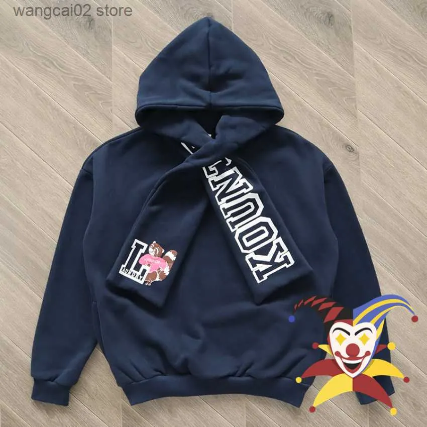 Herrtröjor tröjor kapital kountry hoodie män kvinnor halsduk huva allt-i-ett pullover tröja hoodie t230602