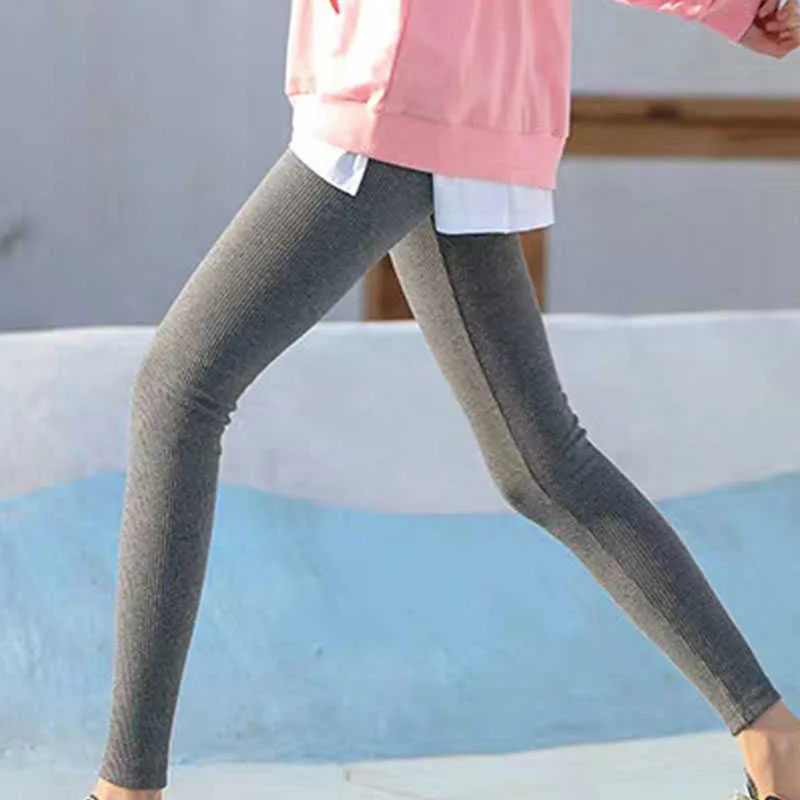 Calças Capris Coloque as pernas de lã macia de cintura alta outono Inverno Ultra-Thin Tiltin Calça Térmica Casual Casual Sexy e quente em casa P230602