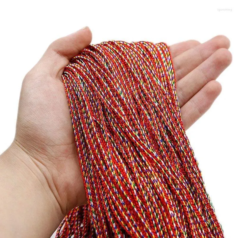 Link Bracelets 65cm Dragon Boat Festival Colorful Rope Bracelet Five-color Thread Hand-woven Hand Jewelry Necklace Braided Lanyar