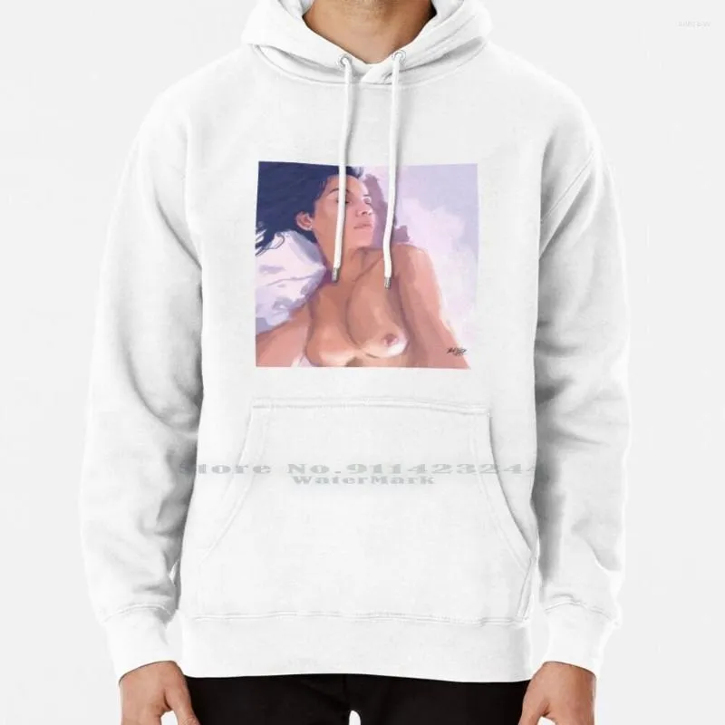 Herr hoodies elena eiress-a mjukare sidhuvtröja 6xl bomull Markclarkii Artist Fan Art Mark Clark Porträtt till salu Bikini underkläder