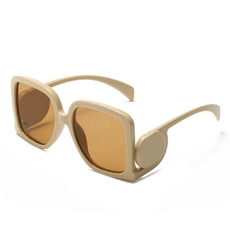 Novo designer de óculos de sol moda Goggle óculos de sol vintage para mulheres, homens, óculos de presente casuais legais, proteção de praia, óculos polarizados com caixa