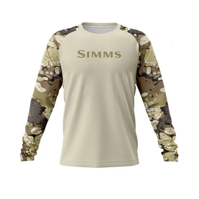 Men's Hoodies Sweatshirts Simms Fishing Shirt Outdoor Fishing Clothing  Sunscreen Long Sleeve camouflage Casual Shirts Anti-UV Fishing Shirts 230601