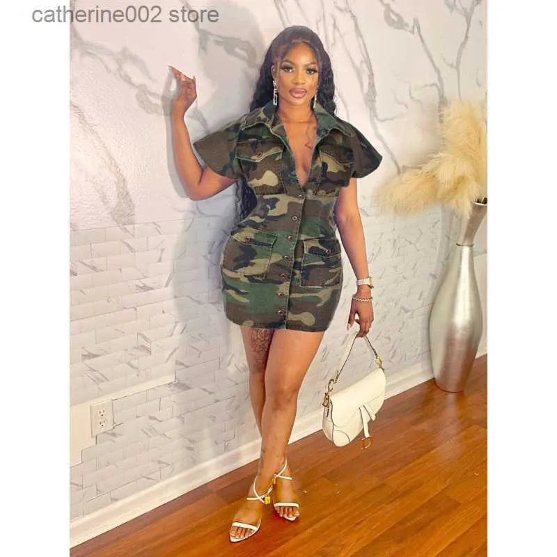 open lace back dress Bodycon Mesh Camouflage Mini Dress main image 0