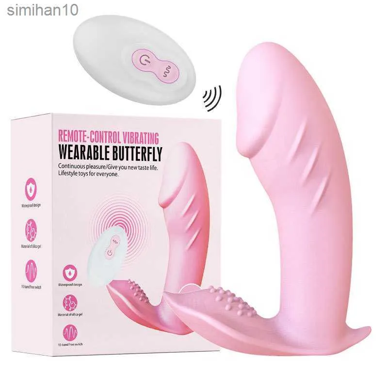 AM43 Vibrador Wearable Feminino Masturbador Penis Vibrando Sex Adult Toys Butterfly Recarregável Mute Vagina Clitoral Anal Dildo L230518