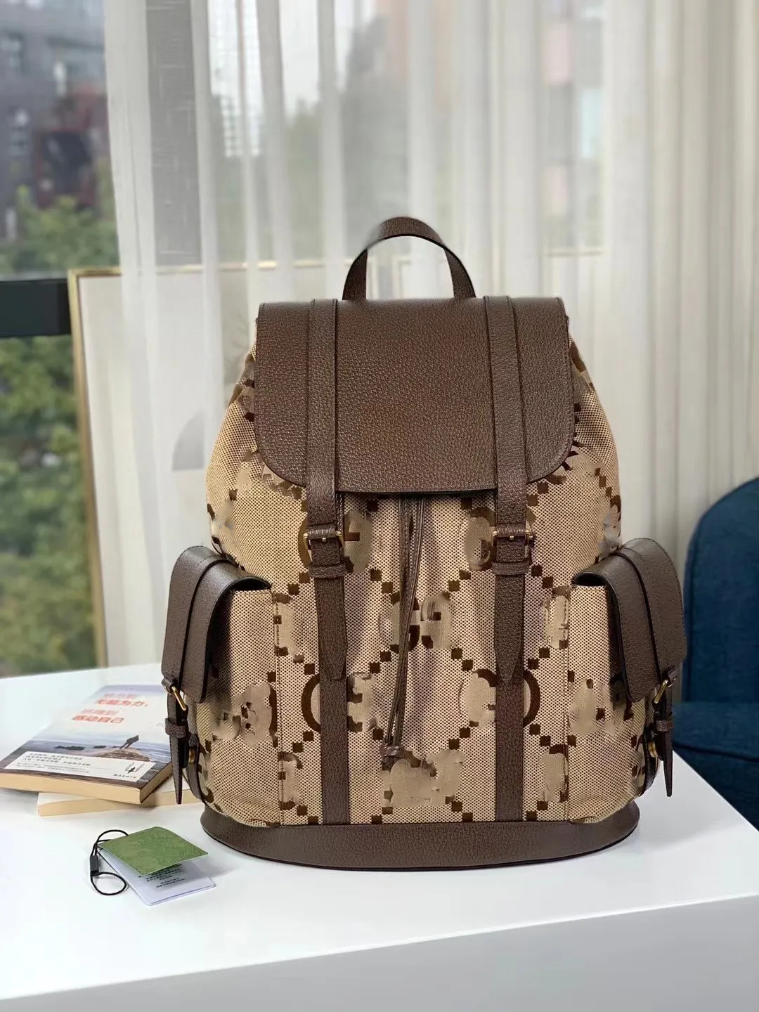 Designer-Tasche Schultaschen Männer Rucksack Reise Büchertasche Frauen Messenger Bags Geldbörse Totes Rucksäcke Vollbuchstaben Schultasche Mode Schulter Handba mit Box