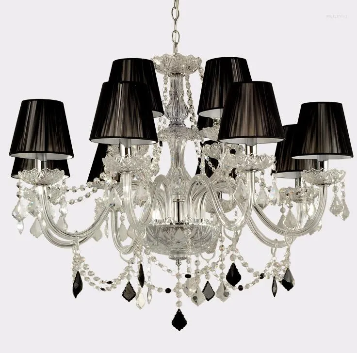 Ljuskronor Crystal Modern Luxury Lustres ljuskrona Led E14 Home Deco Lobby Retro Lighting Luster Abajur