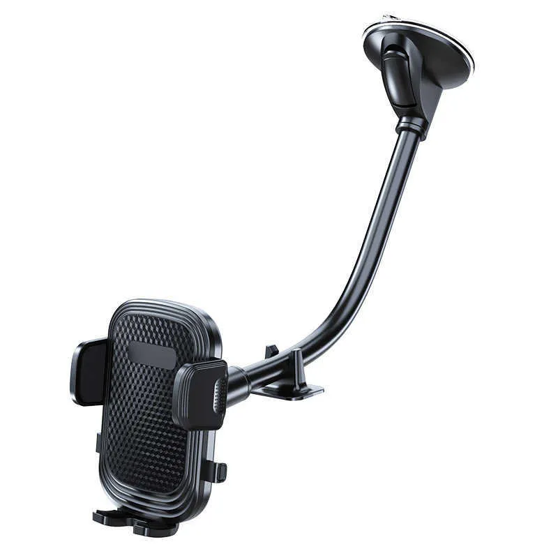 Ny biltelefonhållare Long Rod Windshield Sug Cup Center Console Holder med 360 graders rotation